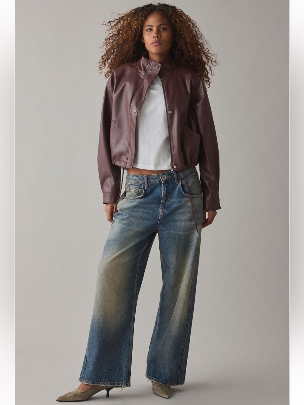BDG Charlene Faux Leather
Bomber Jacket - Picture 4 of 5